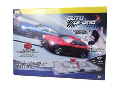 MAC TOYS Autodráha kompatibilná so stavebnicou