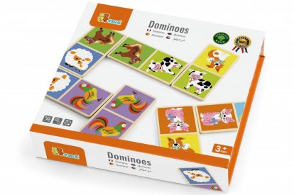 Viga Drevené domino - domáce zvieratá