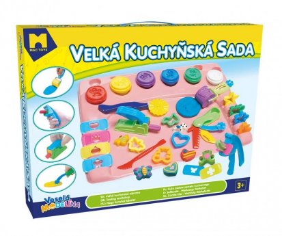 Plastelína Veľká kuchynská sada s podložkou