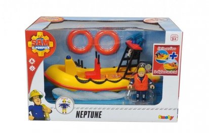 Požiarnik Sam Záchranný čln Neptún 20 cm s figúrkou
