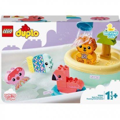 Lego Duplo 10966 Legrace vo vani: Plávajúci ostrov so zvieratkami