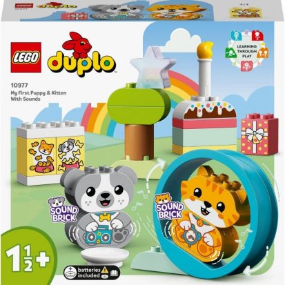 Lego Duplo 10977 Moje prvé šteniatko a mačiatko vydávajúce zvuky