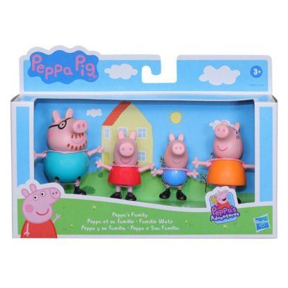 Hasbro PRASIATKO PEPPA PEPPINA RODINKA SADA 4 FIGÚRIEK