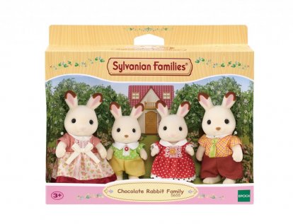 Sylvanian Families Rodina "chocolate" králikov
