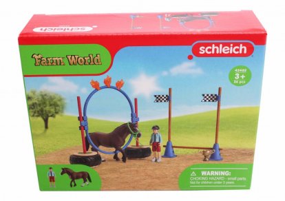 Schleich závod v agility pre poníkov