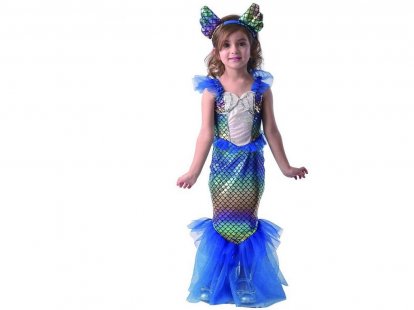 Made Šaty na karneval - morská panna, 80 - 92 cm