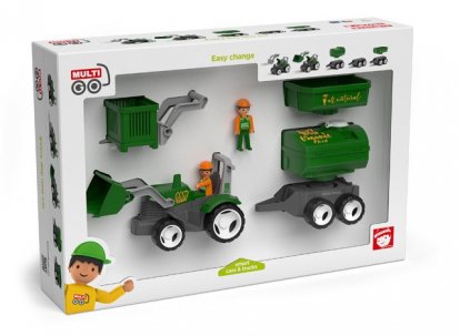 Efko MultiGO Farm set - figúrky Igráčikov farmárov s traktorom