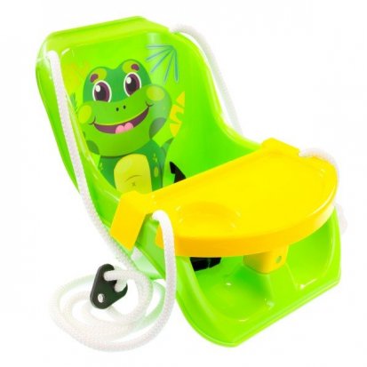 Mochtoys Hojdačka Baby 2v1 žaba