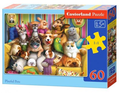 Puzzle Castorland 60 dielikov - Maznáčikovia