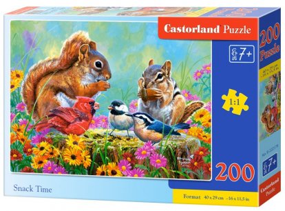 Puzzle Castorland 200 dielikov - Veveričky