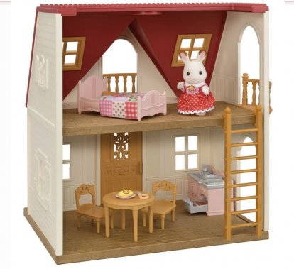 Sylvanian family Základný dom s červenou strechou nový