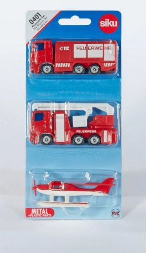 Siku Blister set - hasičský set, 3 ks