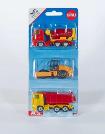 SIKU Blister set - konštrukčný set, 3 ks