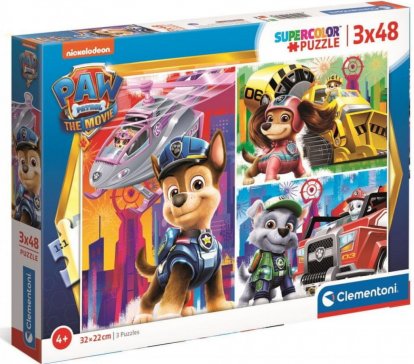 Clementoni Puzzle 3x48 dielikov Maxi - Paw patrol