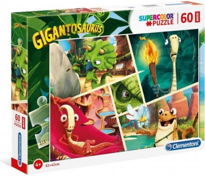 Clementoni Puzzle 60 dielikov Maxi - Gigantosaurus