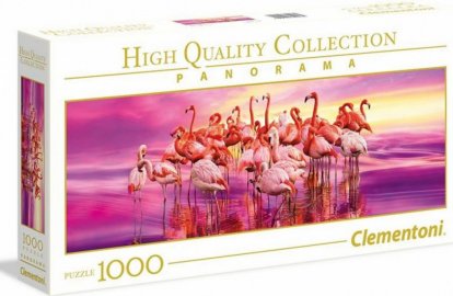 Clementoni Puzzle 1000 dielikov Panorama - Plameniaky