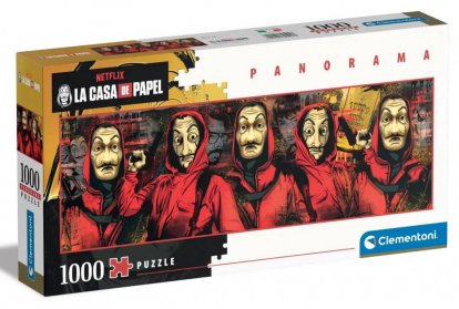 Clementoni Puzzle 1000 dielikov Panorama - La Casa de Papel