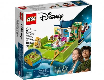 LEGO Disney 43220 Peter Pan a Wendy a ich rozprávková kniha dobrodružstvo