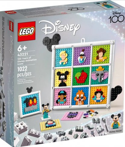 LEGO Disney 43221 100 rokov obľúbených animovaných postáv Disney