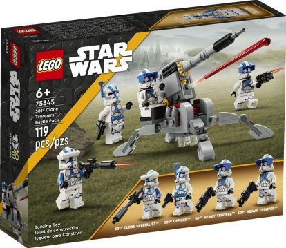 LEGO Star Wars 75345 Bojový balíček klonovaných vojakov z 501. légie