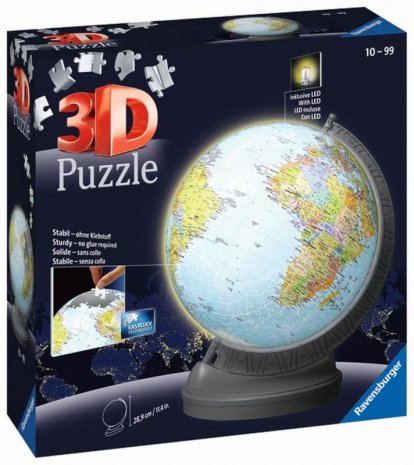 Ravensburger Puzzle-Ball Svietiaci glóbus 540 dielikov