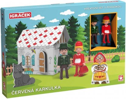 Efko Igráček Červená Karkulka - kreatívny set s rozprávkou