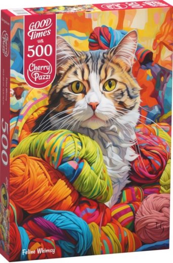 Puzzle 500d. Cherry Pazzi Mačacie rozmar