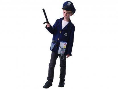 Made Šaty na karneval - policajt, 120 - 130 cm