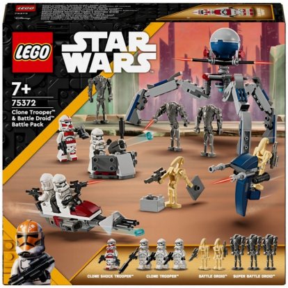 LEGO Star Wars 75372 Bojový balíček klonového vojaka a bojového droida