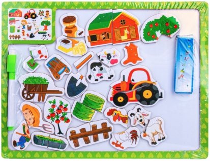 Magnetická tabuľa, stierateľná za sucha 30x23 cm