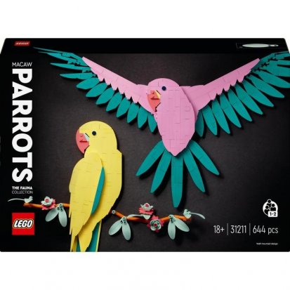 Lego Art 31211 Kolekcia zvierat – Papagáje ara