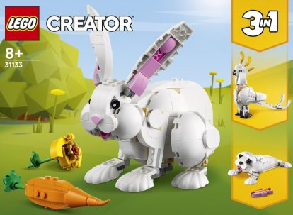 LEGO Creator 3 v 1 31133 Biely králik