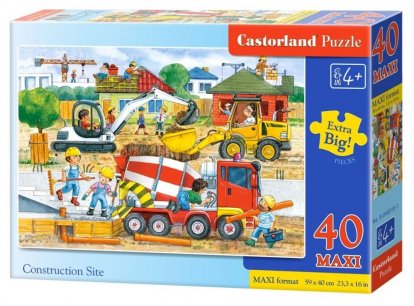 Puzzle Castorland MAXI 40 dielikov - Stavenisko