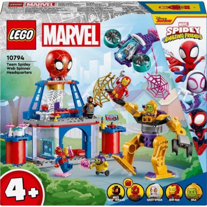 LEGO Marvel 10794 Pavúčia základňa Spideyho tímu