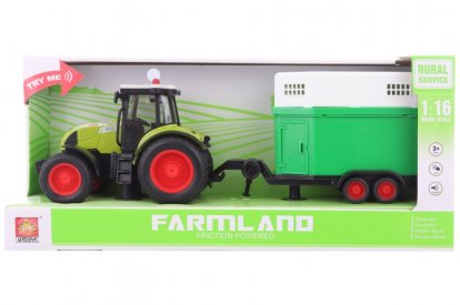 Lamps Traktor s prívesom na kone batérie