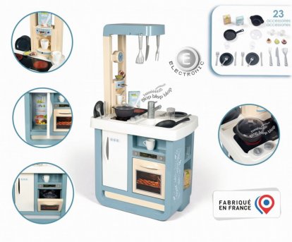 Smoby Kuchynka Bon Appetit elektronická, modro-biela