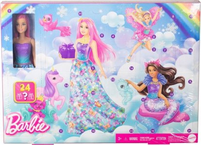 Mattel Barbie Rozprávkový adventný kalendár 2024