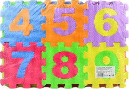 Lamps Penové puzzle 36 ks čísla a písmená