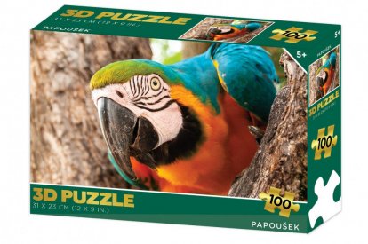 Lamps Puzzle 3D - Papagáj