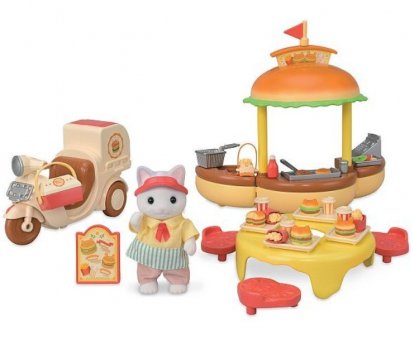 Sylvanian Families Pojazdný stánok s hamburgermi