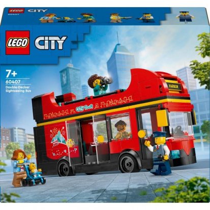 LEGO City 60407 Červený dvojpodlažný vyhliadkový autobus