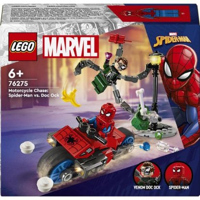 Lego Marvel 76275 Naháňačka na motorke: Spider-Man vs. Doc Ock