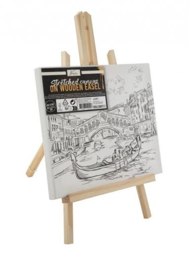Grafix Maľovanie na plátno 30x22,5 cm, drevený stojan - gondola
