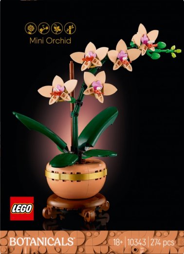 LEGO Botanicals 10343 Miniatúrna orchidea