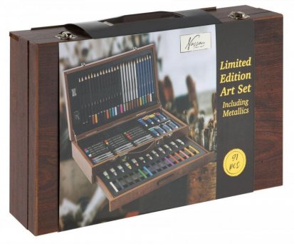 MAC Toys Veľký drevený kreatívny kufrík