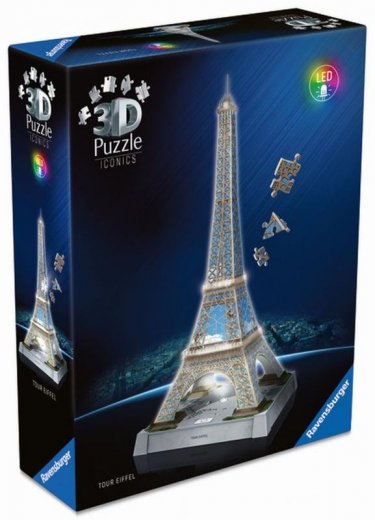 Ravensburger Iconics: Eiffelova veža, LED