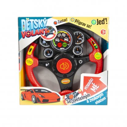 Alltoys Detský volant so zvukmi a pesničkami