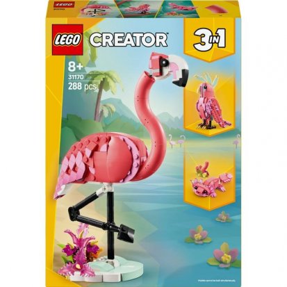 Lego Creator 31170 Divoké zvieratá: Ružový plameniak