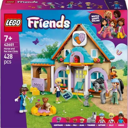 LEGO Friends 42651 Veterinárna klinika pre kone a domácich miláčikov
