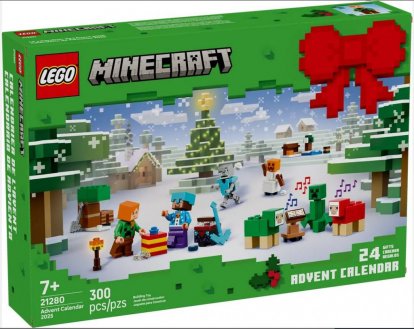 LEGO Minecraft 21280 Adventný kalendár 2025